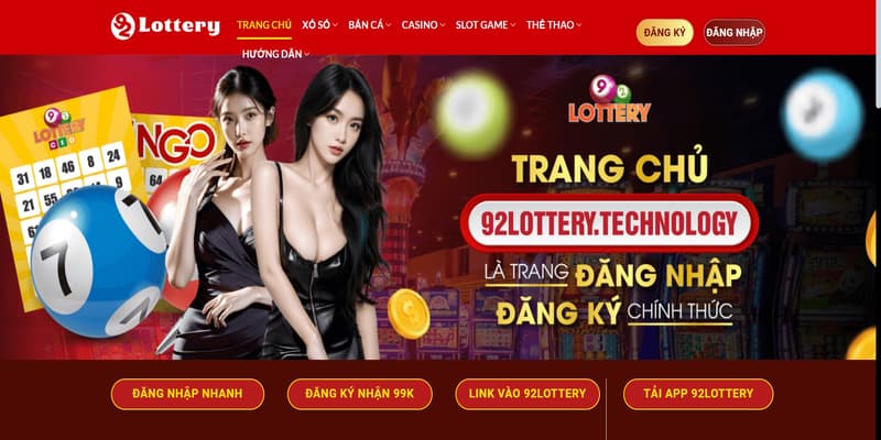 Giới Thiệu 92LOTTERY – Sân Chơi Cá Cược Đẳng Cấp Hàng Đầu 2 Ưu điểm nổi bật khi chơi giải trí tại 92Lottery